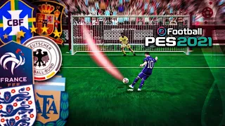 COMEÇOU a COPA DO MUNDO 2022 de PÊNALTIS! PES 2021