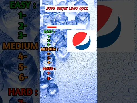 Can you name these 8 soft drink logos? #soda #softdrink #drink #quiz #quiztime