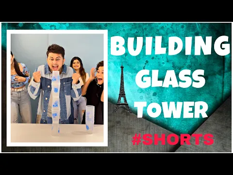Building Glass Tower 🗼 #Shorts