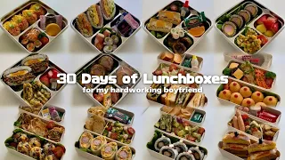 30 days of survival meals I made for my bf’s 12-hour shifts 🙎‍♂️🍱💕 compilation pt.7
