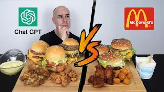MENÚ McDonald's con Recetas de ChatGPT ¿Se Parecerá al Original? 🍔🤖