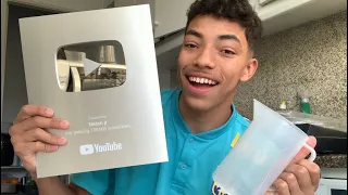 FIZ UM MILKSHAKE DA PLACA DE 100 MIL DO YOUTUBE😱😱