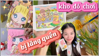 KHO ĐỒ CHƠI BỊ LÃNG QUÊN😱sách ma thuật🔮taba squishy🛼sách tô màu💖