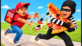 Kids’ Pizza Adventure Goes Wrong! 🍕