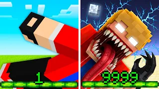 A cada XP eu fico mais ASSUSTADOR no Minecraft
