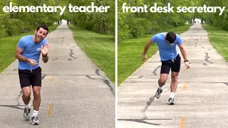 How people walk according to their profession.