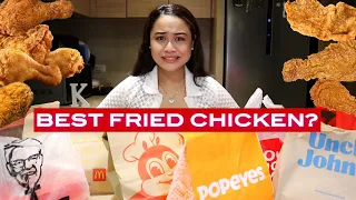 RATING EVERY FAST FOOD FRIED CHICKEN