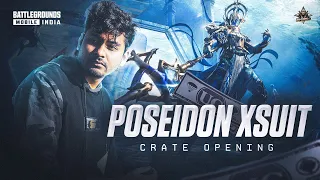 100,000 UC POSEIDON X-SUIT CRATE OPENING AT 100K LIKES TODAY | B.G.M.I. LIVE WITH DYNAMO GAMING