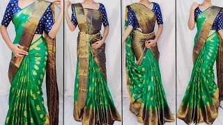3 ELEGANT DRAPE TO LOOK MORE ATTRACTIVE AND TALL|DRAPE YOUR SAREE IN 3 DIFFERENT STYLES|STEP BY STEP