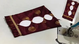 New Blouse Sleeves Design cutting and Stitching