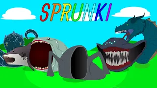 Fiz MONSTROS DO MAR NO SPRUNKI!