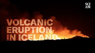 Incredible Footage of the Volcanic Eruption in Iceland