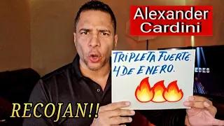 NUMEROS PARA HOY 4/01/23,PALE FUERTE,TRIPLETA Y UN SOLO NÚMERO RECOMENDADO,Alexander Cardini