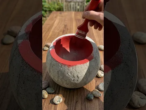 I Turned a Watermelon Into a Concrete Planter
