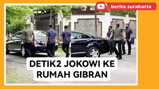 Pulang Ke Solo, Presiden Jokowi Ke Rumah Gibran Tengok Jan Ethes dan La Lembah Manah