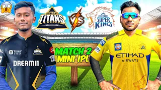 CSK V/S GT 🏏 Match-2 ॥1 Ball 4 Run?😱॥ MINI IPL 🏏❤️॥ #ipl #miniipl #cricket #csk #rcb #viratkohli #yt