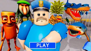 Brainrot Barry’s Prison Run! 😱 ESCAPE THE CRAZIEST OBBY in Roblox! Full Gameplay