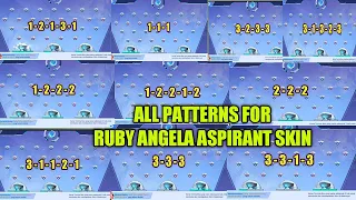 All Patterns For Ruby And Angela Aspirant Skin || Event Aspirant Units Complete Patterns- MLBB