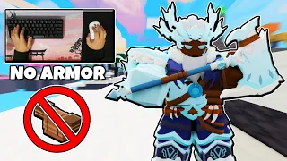 Playing Adetunde Kit With No Armor Until I Lose (Roblox Bedwars)
