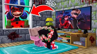 O FILME LADYBUG E CATNOIR - NOS ATACOU AS 3 HORAS DA MANHÃ no MINECRAFT! (Miraculos)