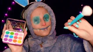 [ASMR] Chaotic Labubu Does Your Makeup *layered sounds*