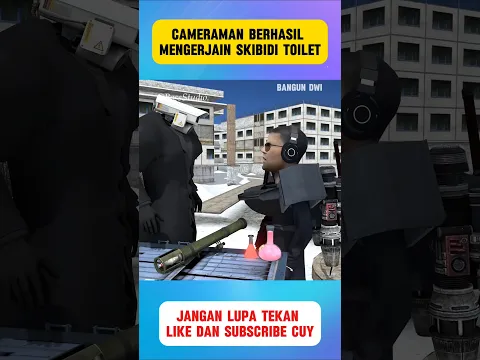 cameraman berhasil ngerjain skibidi #dubbing #skibiditoilet #short
