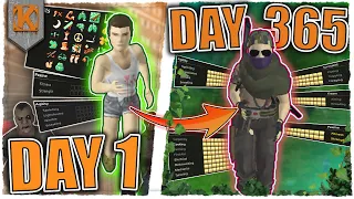 I Survived 1 Year as the WEAKEST Character in Project Zomboid The Movie