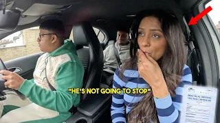 *SCARED* DRIVING MOCK TEST WITH OFFICIAL DRIVING INSTRUCTOR!
