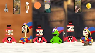 Pomni, Caine & Elmo Green... Who will win? 1