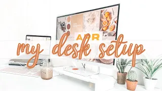 MY DETAILED DESK SETUP TOUR | Aesthetic | Amazon Favorites