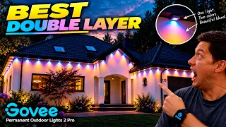 The Best Double-Layer Outdoor Lighting? Govee Permanent Outdoor Lights 2 Pro