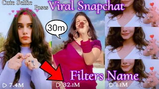 My Top Trendy & Favourite Filters On Snapchat 🌸 Revealing Top 5 Snapchat Filters ✨ #youtube #filters