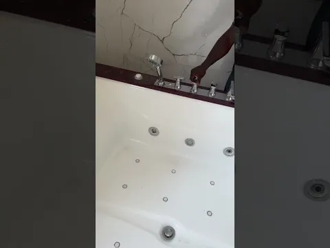 Installation of bathtub jacuzzi