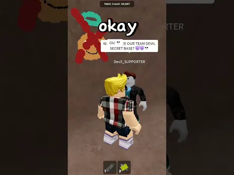 I Pretended To Be A Devil Supporter And This Happened..😳😱👿 #robloxshorts #shorts