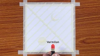 Masking Tape Trick Two in One / Drawing with Oil Pastel / Step by Step