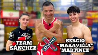 DENIS Y CINTIA HACEN SPARRING CON MARAVILLA MARTÍNEZ