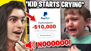 Reacting To Kids ACCIDENTALLY Donating To Live Streamers 😭