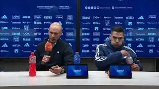 Rueda de prensa de Millonarios tras su partido con Santa Fe