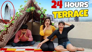 আজ আমরা ২৪ ঘন্টা ছাদে থাকার CHALLENGE করলাম - OMG 😨 সত্যিই ভূত আসলো ? 24 Hours Terrace Challenge