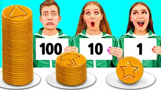 Bermain Squid Game Di Kehidupan Nyata Tantangan | Momen lucu TeenChallenge