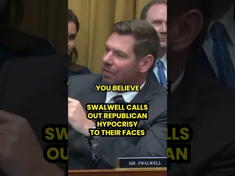 Swalwell LAYS INTO Republican Hypocrites TO THEIR FACES