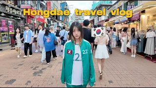 Player 222 cosplayer does a Kpop random dance challenge in Seoul 🇰🇷 | Hongdae street reactions!