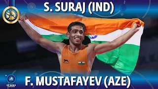 Suraj Suraj (IND) vs Faraim Mustafayev (AZE) - Final // U17 World Championships 2022