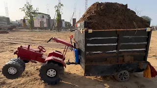 🗣️New Trolly Bnaya 🥵 “ ट्रेक्टर से Troly me Mitii भर कर काम किया 💯 