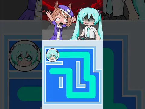 POV: Who will Win in NEW MAZE CHALLENGE | GOO GOO GAGA Pinguin VS HATSUNE MIKU #usa