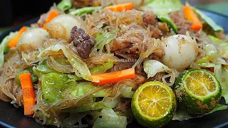 ETO ANG SIKRETO KO SA NAPAKASARAP NA PANCIT GUISADO!!!