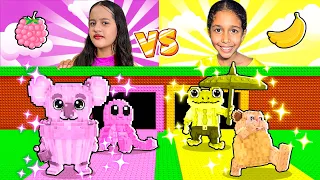 CHICAS vs CHICAS en DOS FILAS! ANGI FIRE y CLOE en Steal a Brainrot!