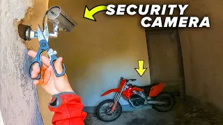 Stolen Dirt Bike Recovery *Security Camera*