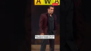 Throwback When Salman Told SRK That He Was MARRIED At SCREEN Awards #salmnkhan #shahrukhkhan