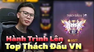 FREEFIRE • Thử Thách 30H Hành Trình Leo Từ Kim Cương Lên TOP THÁCH ĐẤU VN | Nam Lầy.